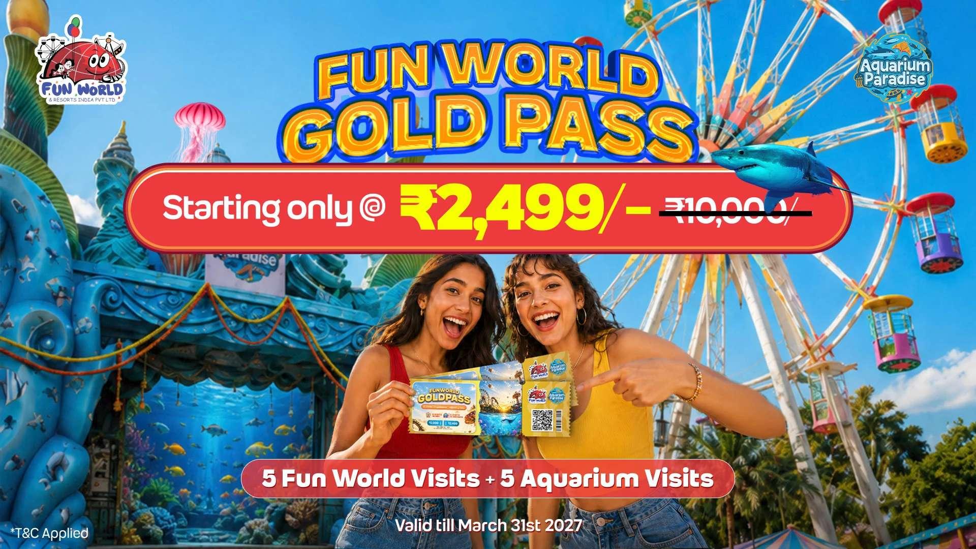 Funworld Gold Pass – More Visits, More Memories